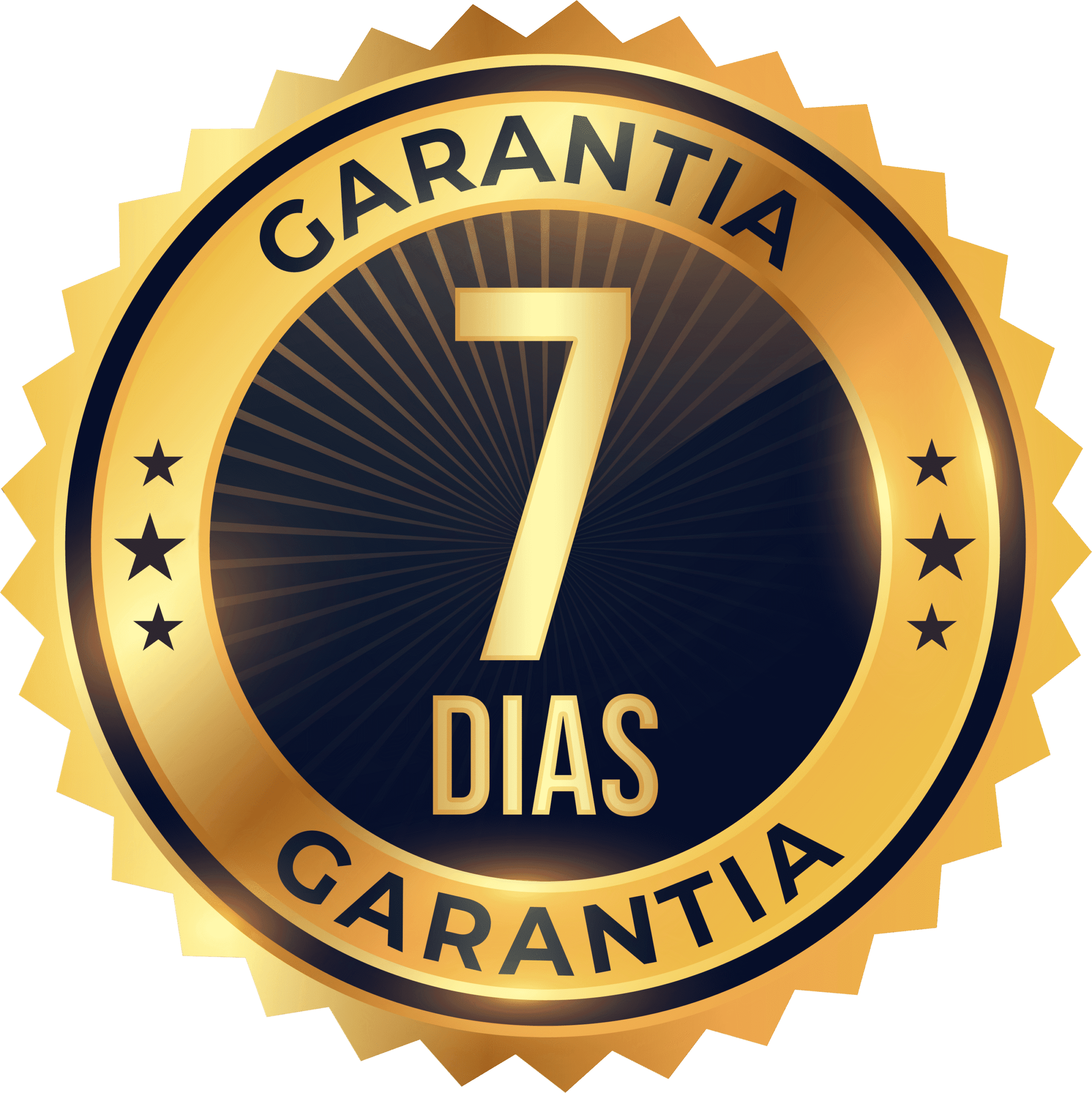 Selo de garantia de 7 dias