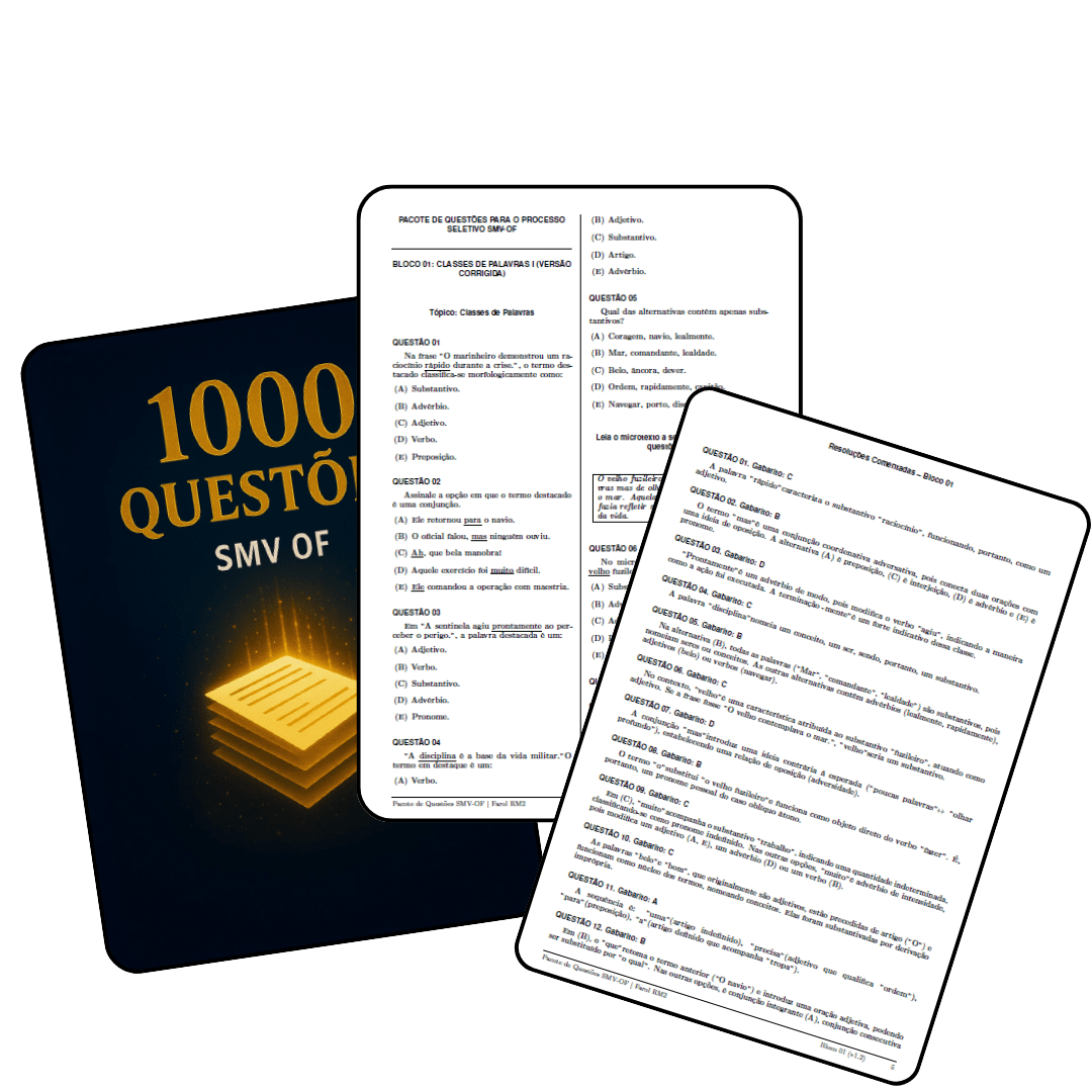 1000 Questões Inéditas SMV – Farol RM2